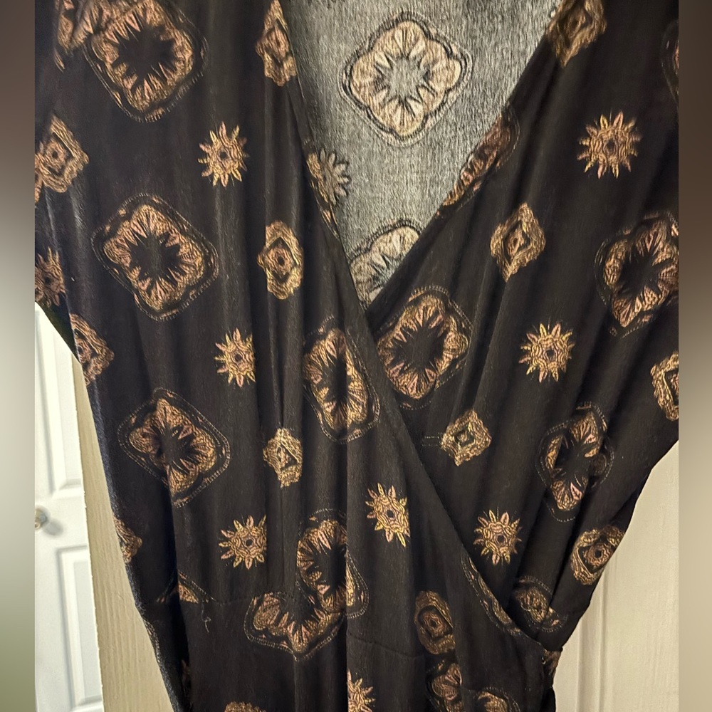 Patterned Wrap Dress - image 2